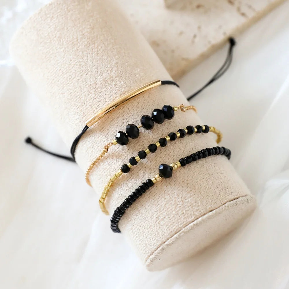 Vellina Set Glass Stone