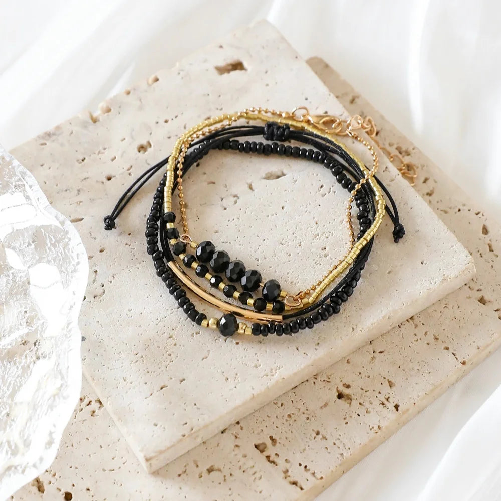 Vellina Set Glass Stone